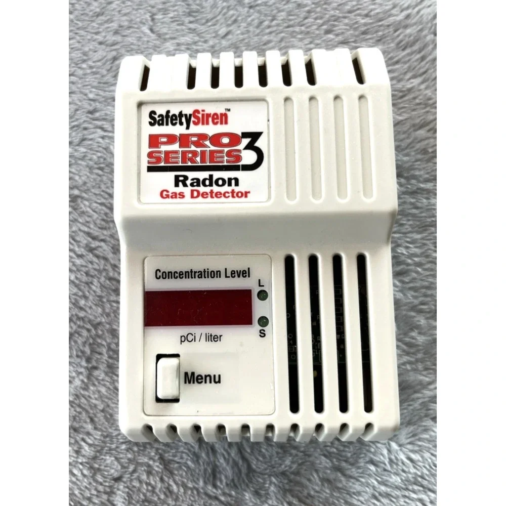 SAFETY SIREN PRO SERIES 3 RADON GAS DETECTOR HS71512